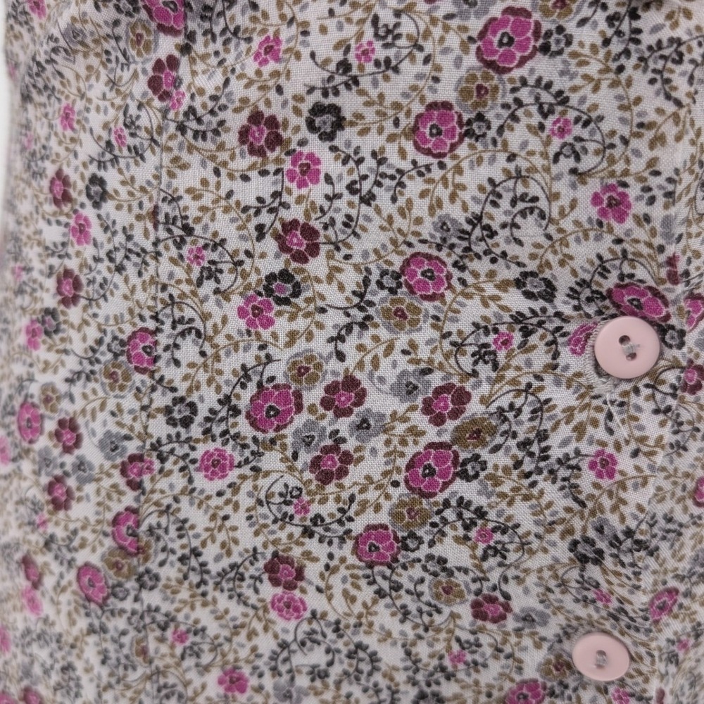Y2K Mossimo Floral Mini Dress XS Purple Pink Tie Back Boho Feminine Festival - Picture 5 of 14